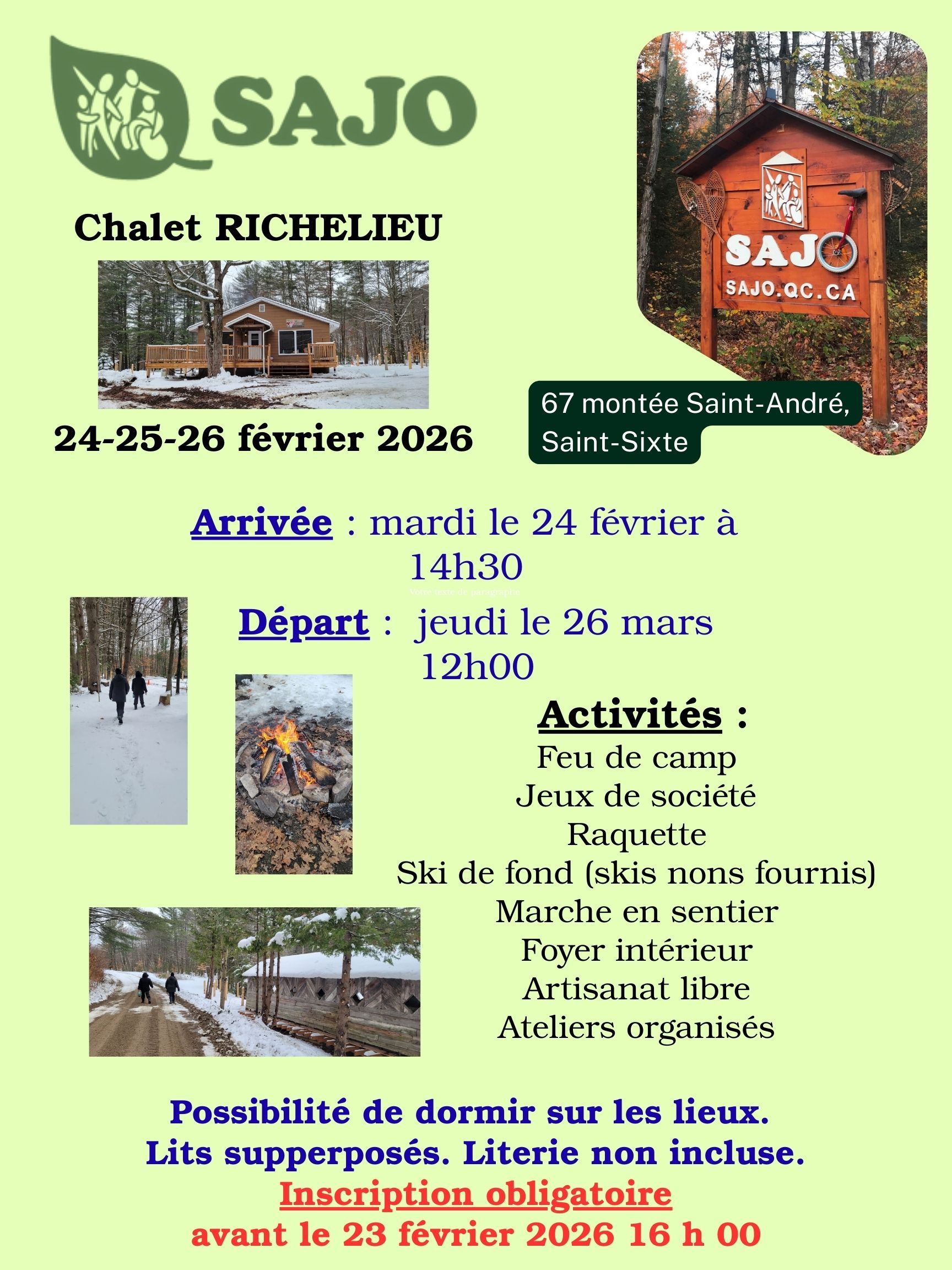 Image: Sortie SAJO F�vrier 2026