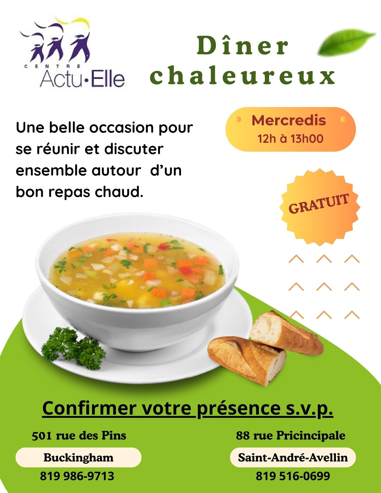 Image: d�ner chaleureux 2026